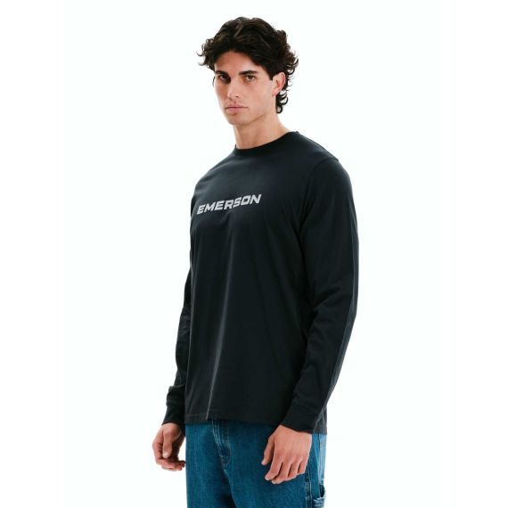 Emerson Ανδρική Μακρυμάνικη Μπλούζα 252.EM31.01-FOREST-TEAL - ΝΕΕΣ ΠΑΡΑΛΑΒΕΣ στο Bodyman