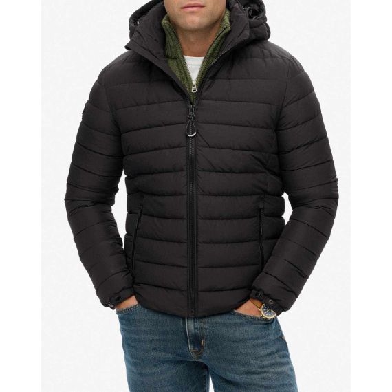 Superdry Ανδρικό Μπουφάν Puffer Fuji M5012290A-02A Black - ΝΕΕΣ ΠΑΡΑΛΑΒΕΣ στο Bodyman