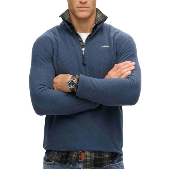 Superdry Ανδρικό Φορετό Fleece M2014194A-JUA Polar Half Zip - ΝΕΕΣ ΠΑΡΑΛΑΒΕΣ στο Bodyman