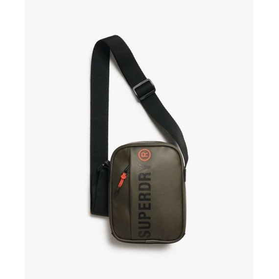 Superdry Τσαντάκι Ώμου Y9110268A-1KM Tarp Cross Body Bag Green - ΝΕΕΣ ΠΑΡΑΛΑΒΕΣ στο Bodyman