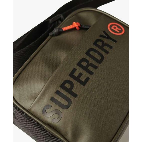 Superdry Τσαντάκι Ώμου Y9110268A-1KM Tarp Cross Body Bag Green - ΝΕΕΣ ΠΑΡΑΛΑΒΕΣ στο Bodyman