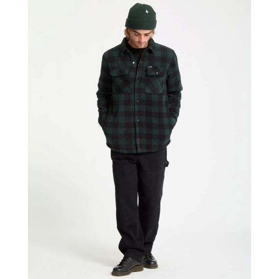 Volcom Ανδρικό πουκάμισο  Fleece A5832400-DPL Bowered LS - ΝΕΕΣ ΠΑΡΑΛΑΒΕΣ στο Bodyman