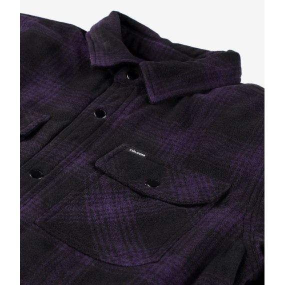 Volcom Ανδρικό πουκάμισο  Fleece A5832400-DPL Bowered LS - ΝΕΕΣ ΠΑΡΑΛΑΒΕΣ στο Bodyman