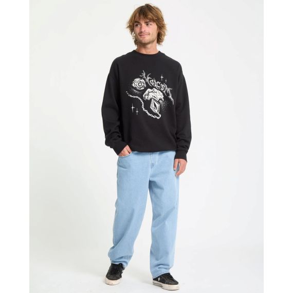 Volcom Ανδρικό Φούτερ Λαιμόκοψη A4632507-BLK Recto Verso Crew - ΝΕΕΣ ΠΑΡΑΛΑΒΕΣ στο Bodyman