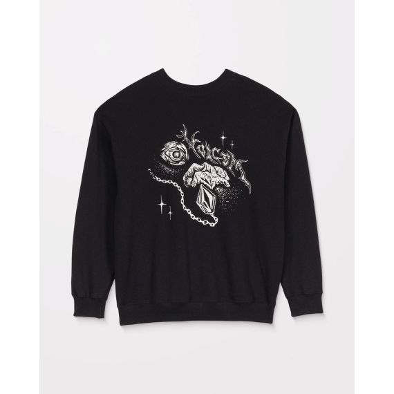 Volcom Ανδρικό Φούτερ Λαιμόκοψη A4632507-BLK Recto Verso Crew - ΝΕΕΣ ΠΑΡΑΛΑΒΕΣ στο Bodyman