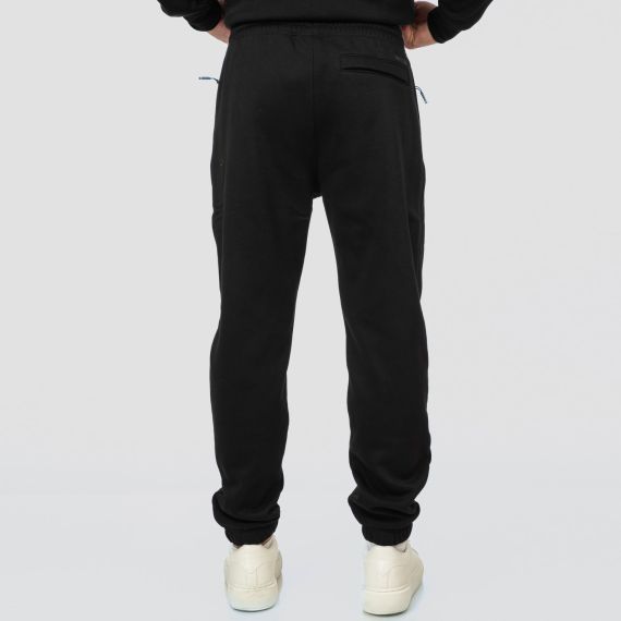 Rebase Ανδρική Φόρμα Φούτερ 252RPAN-6021 Black - Φόρμα παντελόνι στο Bodyman