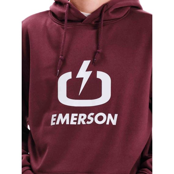 Emerson Ανδρικό Φούτερ Με Κουκούλα 252.EM20.01 Dusty Wine - ΝΕΕΣ ΠΑΡΑΛΑΒΕΣ στο Bodyman