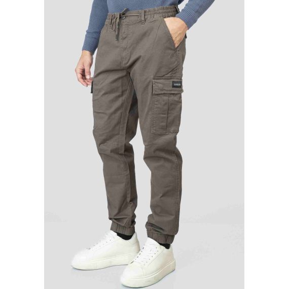 Rebase Ανδρικό Παντελόνι Cargo 252RCCP-4051 Smoke Grey - ΝΕΕΣ ΠΑΡΑΛΑΒΕΣ στο Bodyman