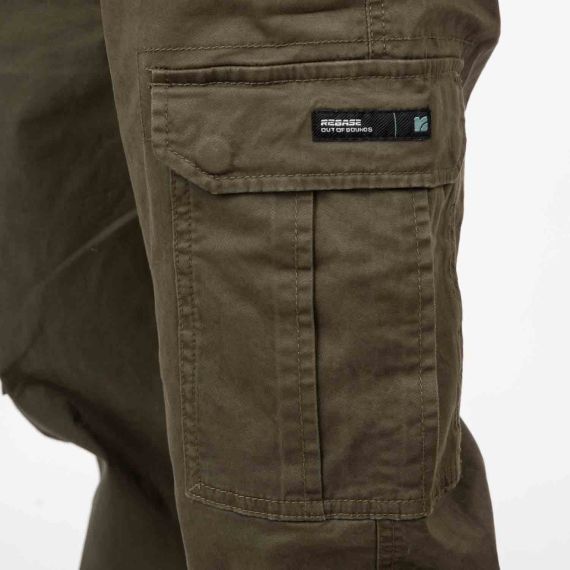 Rebase Ανδρικό Παντελόνι Cargo 252RCCP-4049 Khaki - ΝΕΕΣ ΠΑΡΑΛΑΒΕΣ στο Bodyman