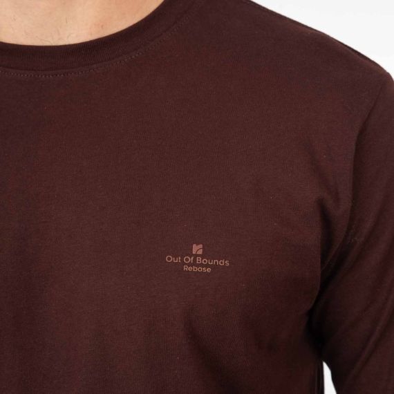 Rebase Ανδρικό Μακρυμάνικο T-Shirt 252RTS-9060 Plum - Mακρυμάνικες στο Bodyman