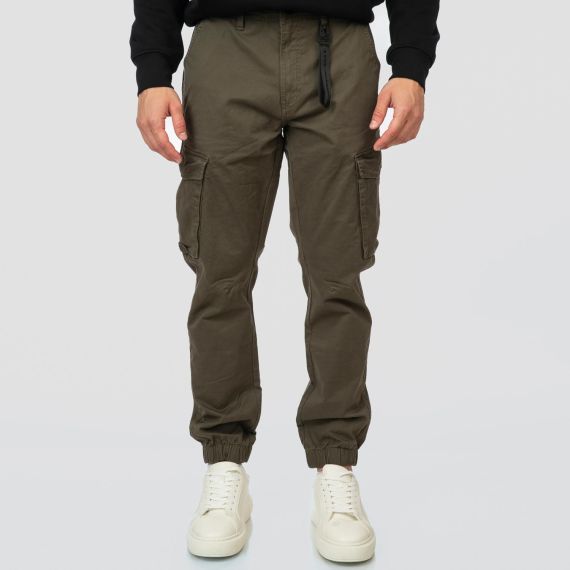 Rebase Ανδρικό Παντελόνι Cargo 252RCCP-4050 Khaki - ΝΕΕΣ ΠΑΡΑΛΑΒΕΣ στο Bodyman