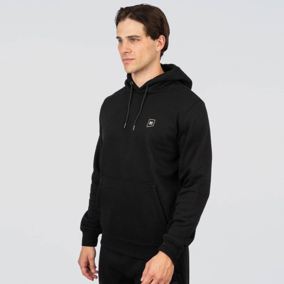 Rebase Ανδρικό Φούτερ Με Κουκούλα 252RTOP-1040 Black - Φούτερ Κουκούλα  στο Bodyman