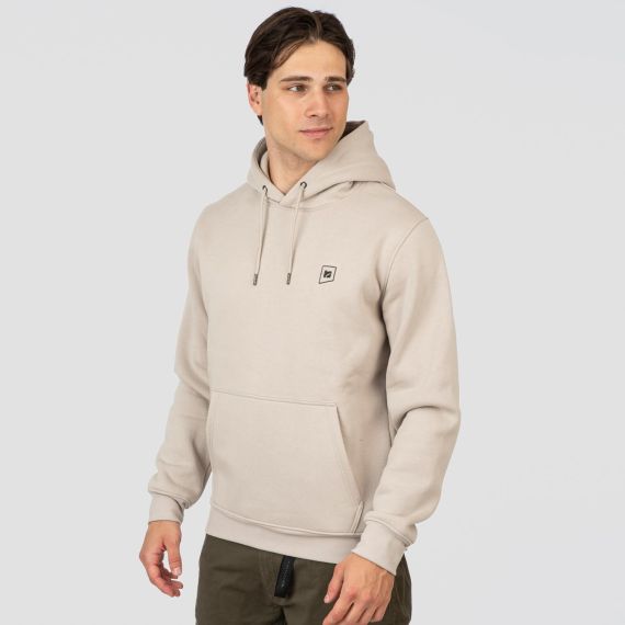 Rebase Ανδρικό Φούτερ Με Κουκούλα 252RTOP-1040 Ice Grey - Φούτερ Κουκούλα  στο Bodyman