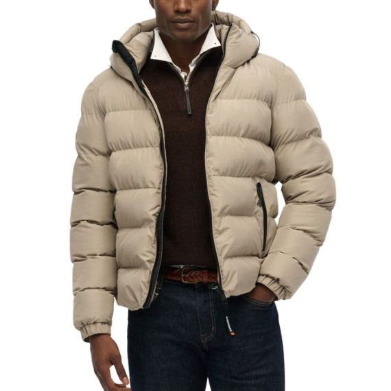 Superdry Ανδρικό Μπουφάν Puffer M5011905A-9UN Hooded Sports - ΝΕΕΣ ΠΑΡΑΛΑΒΕΣ στο Bodyman
