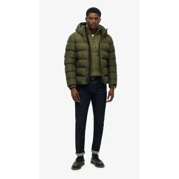 Superdry Ανδρικό Μπουφάν Puffer M5011905A-H1Q Hooded Sports - ΝΕΕΣ ΠΑΡΑΛΑΒΕΣ στο Bodyman