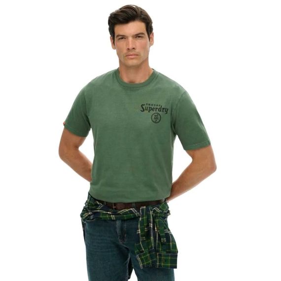 Superdry Ανδρική Μπλούζα Loose Fit M1012248A-30E Tokyo Narrative Ice Green - ΝΕΕΣ ΠΑΡΑΛΑΒΕΣ στο Bodyman