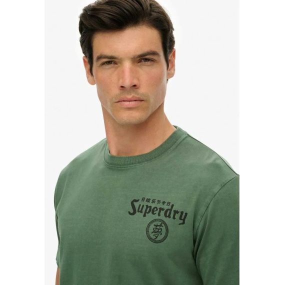 Superdry Ανδρική Μπλούζα Loose Fit M1012248A-30E Tokyo Narrative Ice Green - ΝΕΕΣ ΠΑΡΑΛΑΒΕΣ στο Bodyman