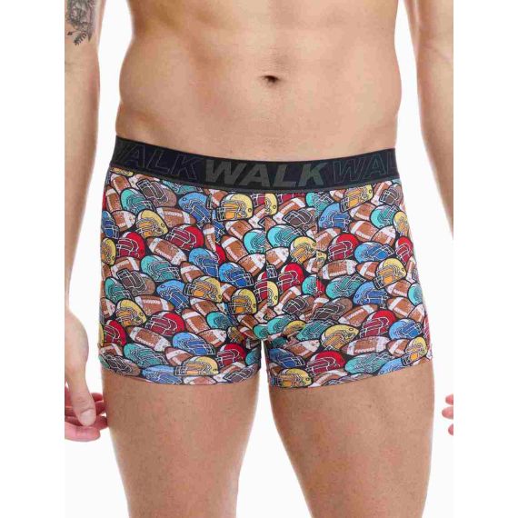 Walk Ανδρικό Μποξερ με σχέδια W1754-11 Multicolour - Boxer στο Bodyman