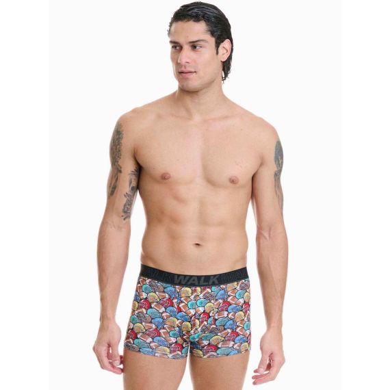 Walk Ανδρικό Μποξερ με σχέδια W1754-11 Multicolour - Boxer στο Bodyman