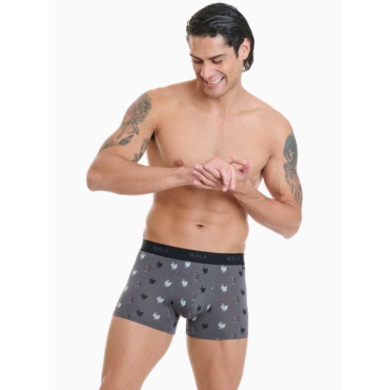 Walk Ανδρικό Boxer Bamboo W1770-76 Multicolour - Boxer στο Bodyman