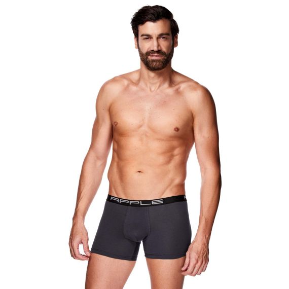 Apple Ανδρικά Μπόξερ 2Pack 0112969 Black Anthracite - Boxer στο Bodyman