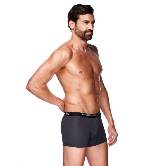 Apple Ανδρικά Μπόξερ 2Pack 0112969 Black Anthracite - Boxer στο Bodyman
