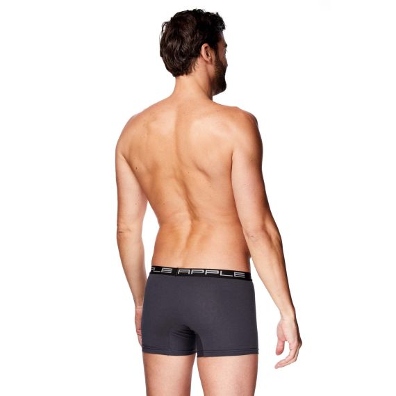 Apple Ανδρικά Μπόξερ 2Pack 0112969 Black Anthracite - Boxer στο Bodyman