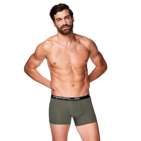 Apple Ανδρικά Μπόξερ 2Pack 0112969 Black Khaki - Boxer στο Bodyman