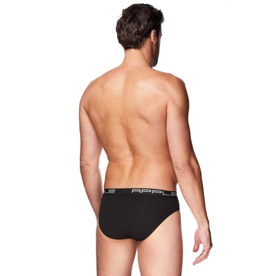 Apple Ανδρικό Σλιπ 2Pack 0212969 Μαύρο Χακί - Slip στο Bodyman