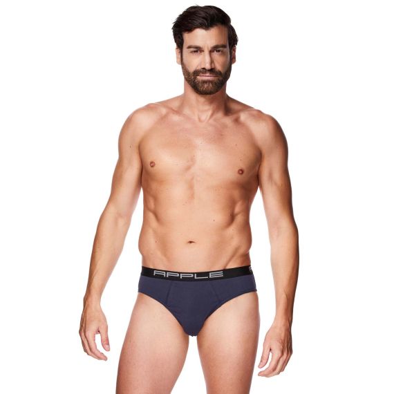 Apple Ανδρικό Σλιπ 2Pack 0212969 Μαύρο Μπλε - Slip στο Bodyman