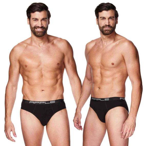 Apple Ανδρικό Σλιπ 2Pack 0212969 Black - Slip στο Bodyman