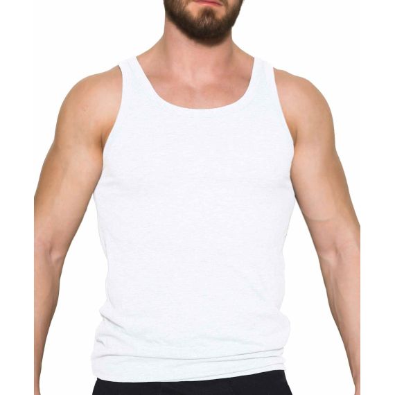 Apple Boxer Φανέλα Τιράντα 0310340 White - Φανέλες στο Bodyman