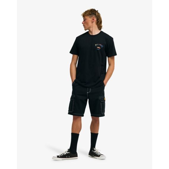 Billabong Ανδρικό Κοντομάνικο T-Shirt 24A353500-BLK Arch Fade Premium - ΝΕΕΣ ΠΑΡΑΛΑΒΕΣ στο Bodyman