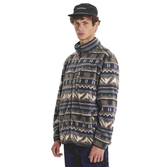 Emerson Ανδρική Ζακέτα Fleece 252.EM290.122 PR538 Dusty Olive - ΝΕΕΣ ΠΑΡΑΛΑΒΕΣ στο Bodyman