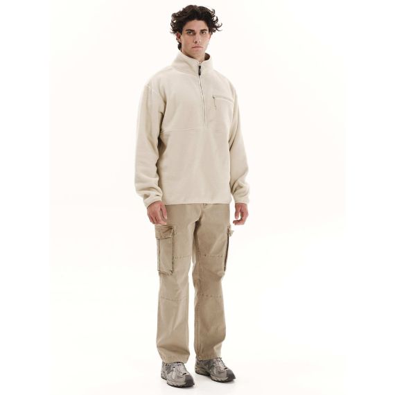 Emerson Ανδρικό Μακρυμάνικο Fleece 252.EM28.06 Clay Grey Half Zip - ΝΕΕΣ ΠΑΡΑΛΑΒΕΣ στο Bodyman