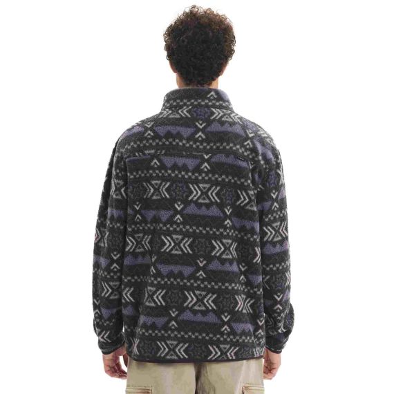 Emerson Ανδρική Ζακέτα Fleece 252.EM290.122 PR548 Off Black - Ζακέτες στο Bodyman