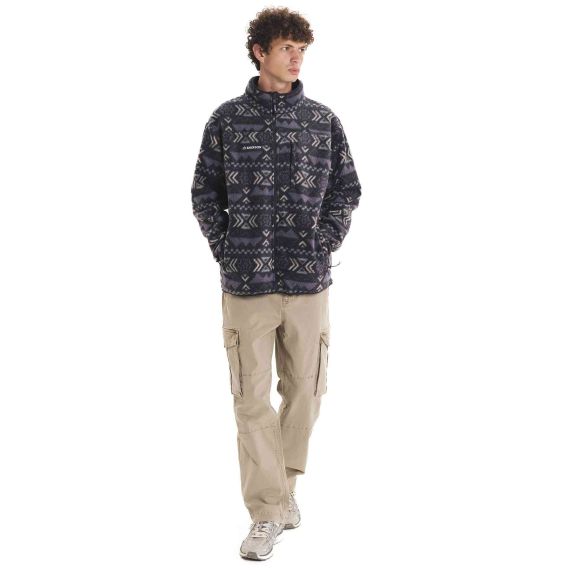 Emerson Ανδρική Ζακέτα Fleece 252.EM290.122 PR548 Off Black - Ζακέτες στο Bodyman