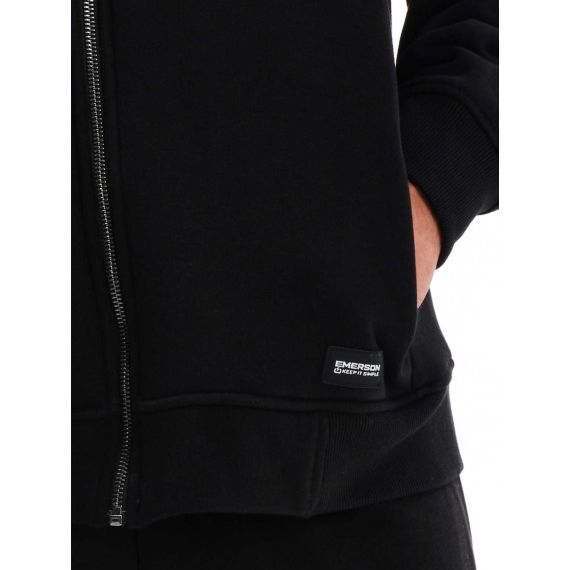 Emerson Ανδρική Ζακέτα Φούτερ 252.EM21.99 BLACK - Ζακέτες στο Bodyman