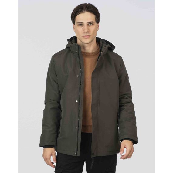 Rebase Ανδρικό Μπουφάν 252RJK-2050 DK Khaki - ΝΕΕΣ ΠΑΡΑΛΑΒΕΣ στο Bodyman