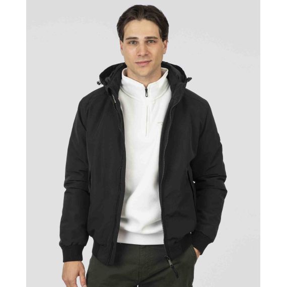 Rebase Ανδρικό Μπουφάν 252RJK-2049 Black - ΝΕΕΣ ΠΑΡΑΛΑΒΕΣ στο Bodyman