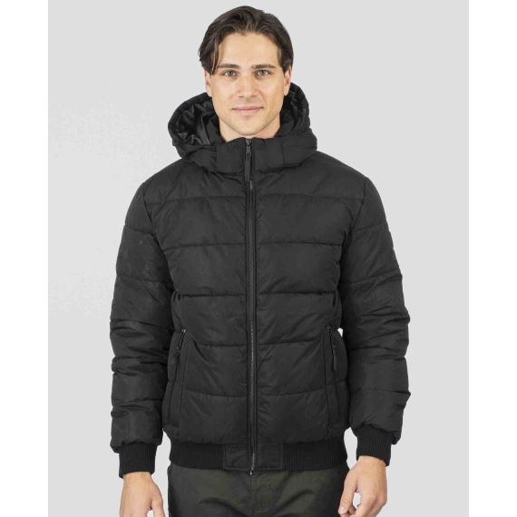 Rebase Ανδρικό Μπουφάν Puffer 252RJK-2072 Black - ΝΕΕΣ ΠΑΡΑΛΑΒΕΣ στο Bodyman