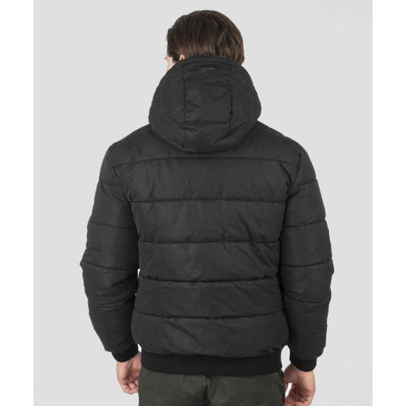 Rebase Ανδρικό Μπουφάν Puffer 252RJK-2072 Black - ΝΕΕΣ ΠΑΡΑΛΑΒΕΣ στο Bodyman
