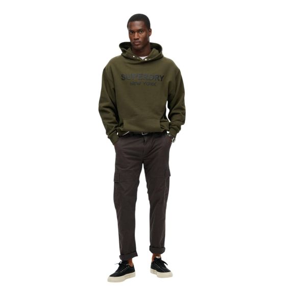 Superdry Ανδρικό Φούτερ Loose M2013726A-ZC3-Luxury-Sport-Army-Khaki - Φούτερ Κουκούλα  στο Bodyman Superdry Ανδρικό Φούτερ Loose M2013726A-ZC3-Luxury-Sport-Army-Khaki - Φούτερ Κουκούλα  στο Bodyman