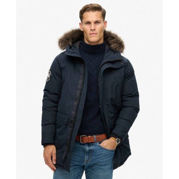 Superdry Ανδρικό Μπουφάν Parka Everest M5011929A-98T Navy - ΝΕΕΣ ΠΑΡΑΛΑΒΕΣ στο Bodyman