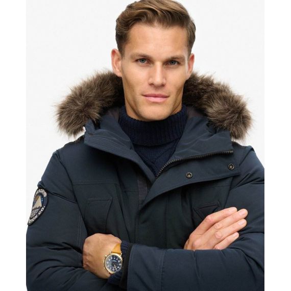 Superdry Ανδρικό Μπουφάν Parka Everest M5011929A-98T Navy - ΝΕΕΣ ΠΑΡΑΛΑΒΕΣ στο Bodyman
