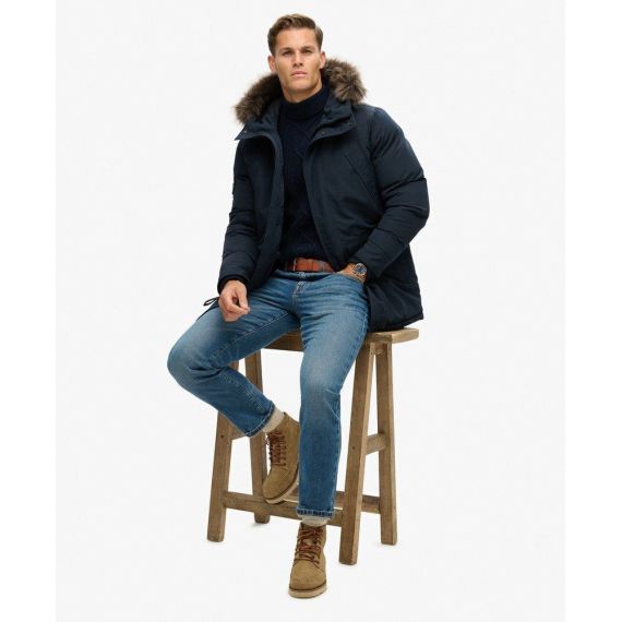 Superdry Ανδρικό Μπουφάν Parka Everest M5011929A-98T Navy - ΝΕΕΣ ΠΑΡΑΛΑΒΕΣ στο Bodyman