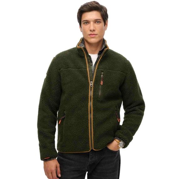 Superdry Ανδρική Ζακέτα Πρόβατο M2014140A-1KM Outdoor Full Zip Fleece - ΝΕΕΣ ΠΑΡΑΛΑΒΕΣ στο Bodyman