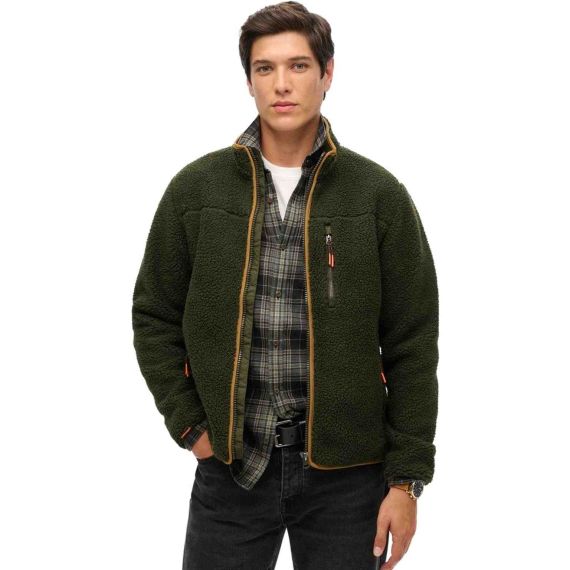 Superdry Ανδρική Ζακέτα Πρόβατο M2014140A-1KM Outdoor Full Zip Fleece - ΝΕΕΣ ΠΑΡΑΛΑΒΕΣ στο Bodyman