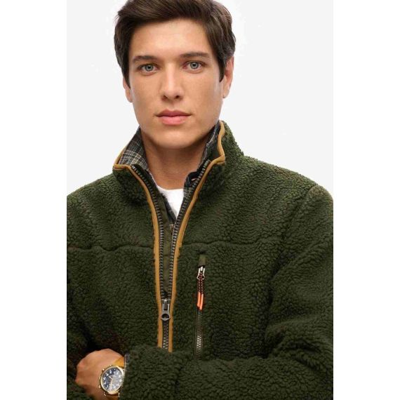 Superdry Ανδρική Ζακέτα Πρόβατο M2014140A-1KM Outdoor Full Zip Fleece - ΝΕΕΣ ΠΑΡΑΛΑΒΕΣ στο Bodyman
