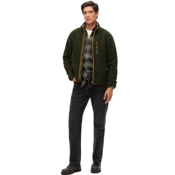 Superdry Ανδρική Ζακέτα Πρόβατο M2014140A-1KM Outdoor Full Zip Fleece - ΝΕΕΣ ΠΑΡΑΛΑΒΕΣ στο Bodyman